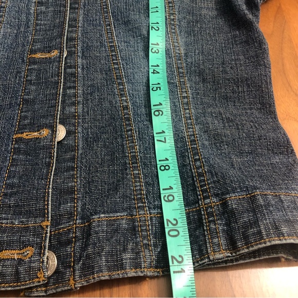 JUDY BLUE vintage denim jacket in excellent condition XL - Picture 9 of 10